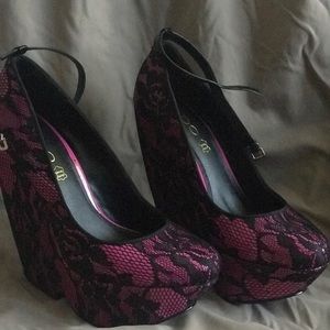 Aldo Lace Wedges
